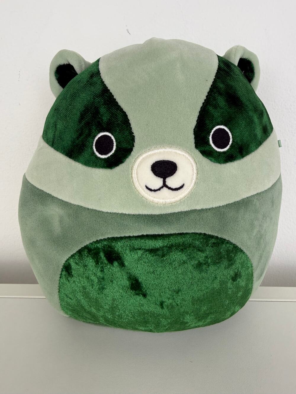 Squishmallow Jazwares Velvet Squad Beauregard the Green Badger 9" Plush Toy